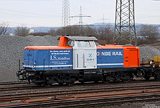 212 369 der NBE-Rail in Koblenz Lützel