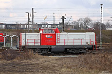 V132 alias 212 908 der Teutoburger Wald Eisenbahn in Emden Rbf