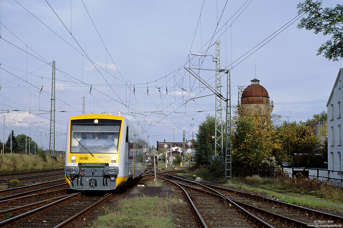 VT3.02 der Eurobahn rangiert in Bielefeld Hbf