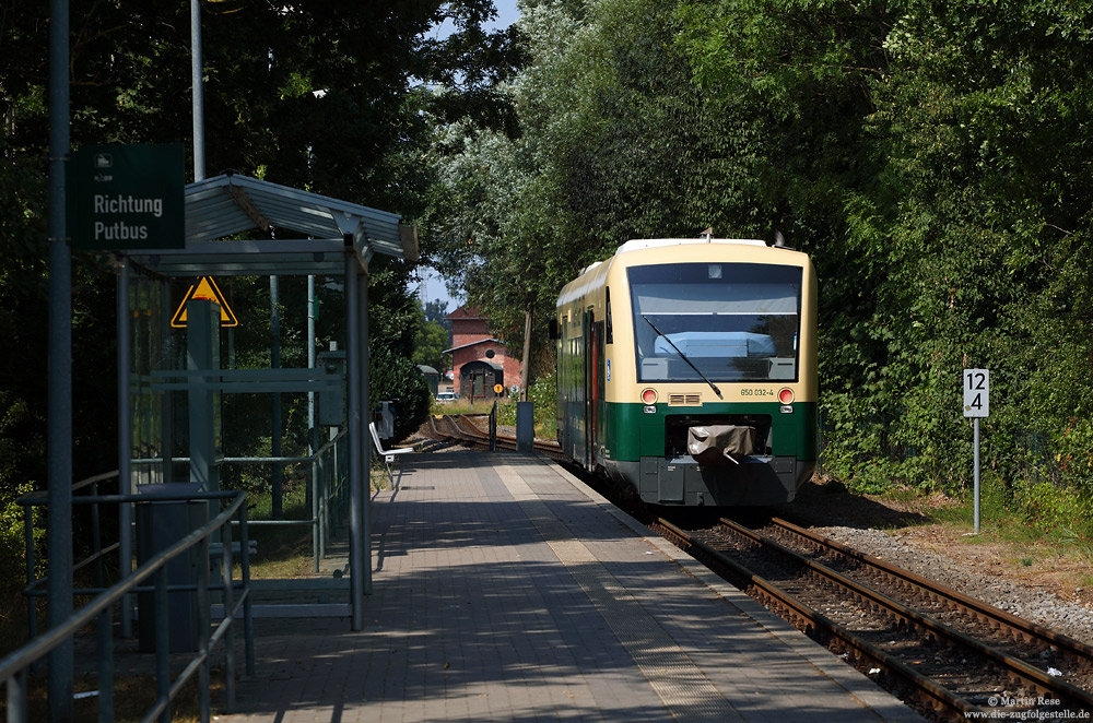 650 032 am Endbahnhof Lauterbach Mole auf Rügen