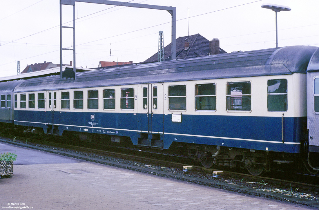 Silberling-Prototyp Bnb 717 (50 80 21-03 907-0) in ozeanblau/beige in Celle