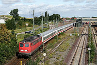 139 163 mit IC2332 nach Emden Außenhafen in Emden Hbf