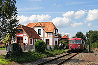 Schienenbus der Museumseisenbahn Ammerland Baßel Saterland in Scharrel