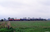 Lok 1 der Museumseisenbahn-Küstenbahn-Ostfriesland Namens Dornum bei Lüttesburg