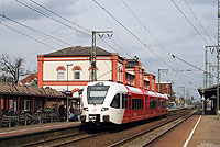 VT303 der Arriva im Bahnhof Leer Ostfriesland