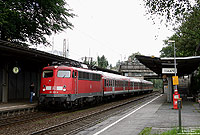 110 387 mit EB11215 nach Bonn Mehlem am Haltepunkt Haan