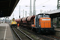 360 109 der Bocholder Eisenbahn im Bauzugdienst im Bahnhof Hamm