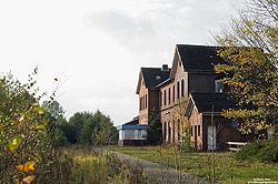 ehemaliger Bahnhof Esens ohne Gleisanlagen