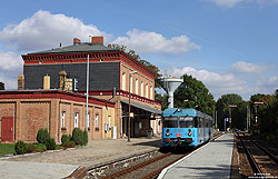 Wipperliesel VT408 im Bahnhof Klostermansfeld
