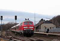 218 838 mit dem RE12080 in Mechernich