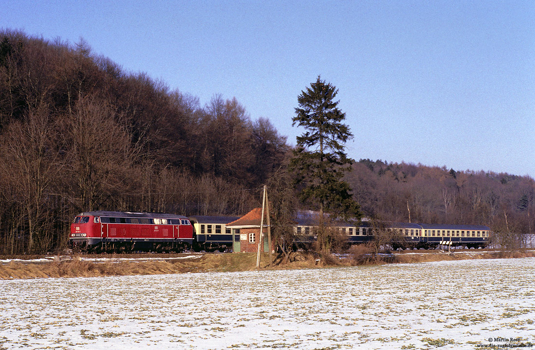 218 131 am Posten 271 bei Westheim