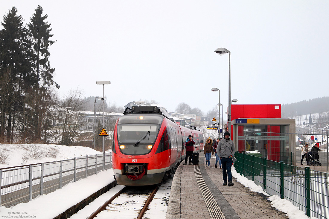 644 501 im Bahnhof Winterberg