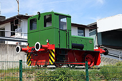 Werklok als Denkmal bei balve