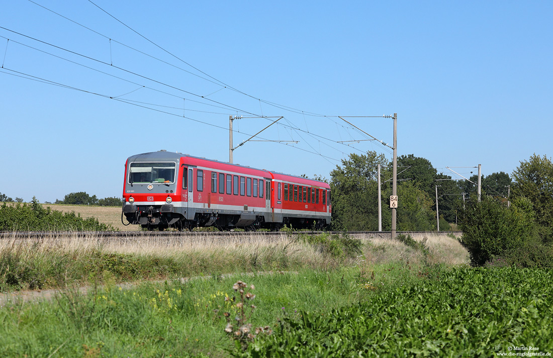 628 685 als Leerreisezug bei Steinach