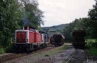 212 266 rangieren in Steinbruch in Krummenerl