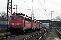 115 376 ex 110 376 abgestellt im Bahnhof Dortmund Bbf