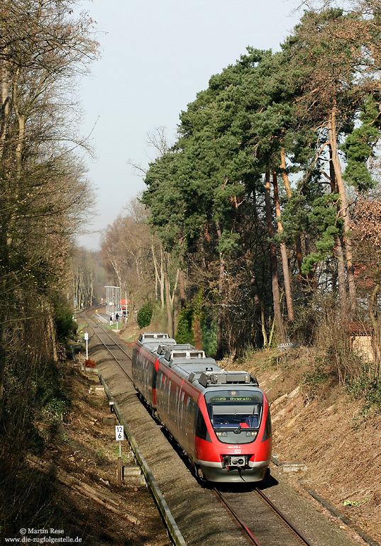 644 513 auf der Oberbergischen Bahn bei Rösrath Stümpen