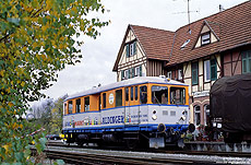 T04 der WEG ex VT70 900 im Bahnhof Enzweihingen
