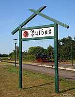 99 4632 der RÜBB rangiert im Bahnhof Putbus auf Rügen