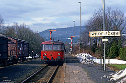 798 725 im Bahnhof Wildflecken an der KBS508