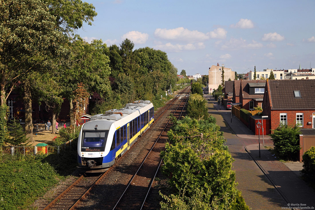 VT648 074 der Nordwestbahn bei Wilhelmshaven